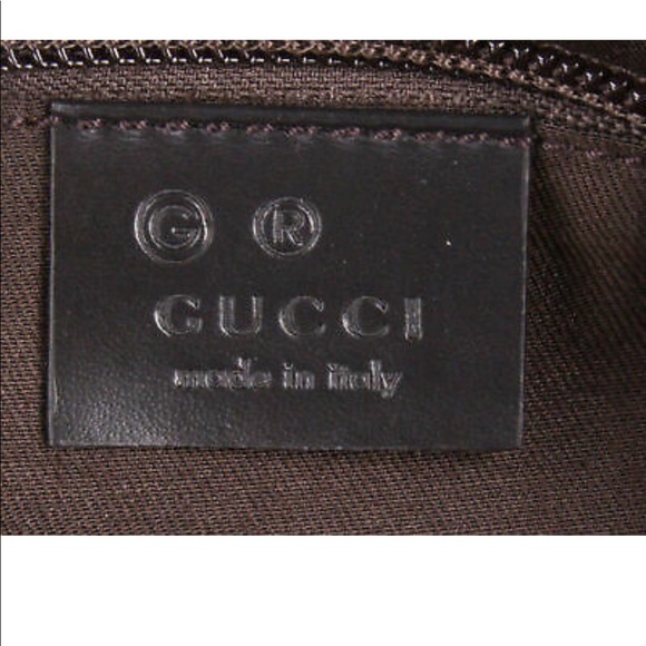 Gucci Dark Brown Demin Monogram Messenger Bag - Picture 5 of 8